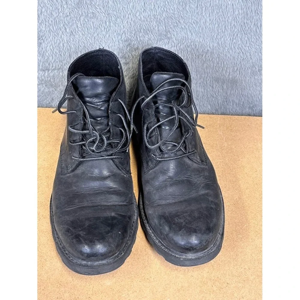 SOREL Madson ll Chukka Leather Lace Up‎ Boots Black Mens Size 10 NM2786-011